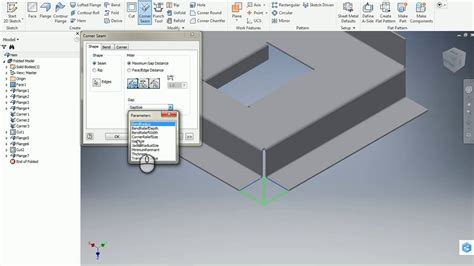 how to weld a sheet metal corner shut in inventro|sheet metal corner welding.